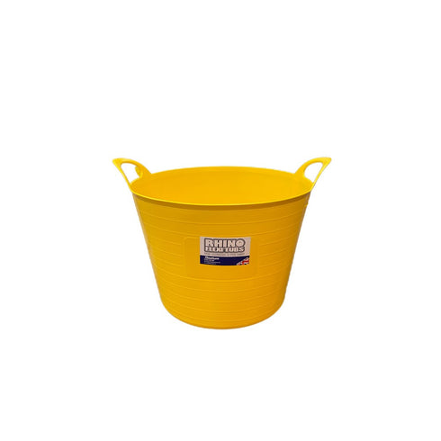 40L RHINO FLEXITUB - YELLOW