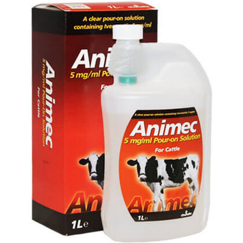 1Lt Animec Pour On (Worm & Lice) **1Ml/10Kgs**