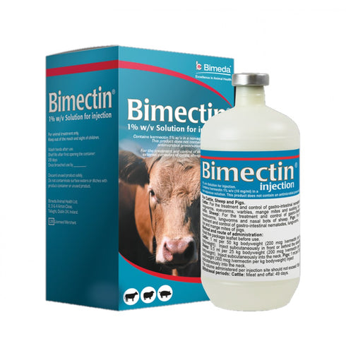 500Mls Bimectin Inj=Turbomec(Worm & Sucking Lice)