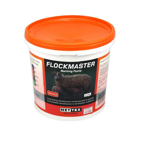 5Lt **Orange** Marking Fluid (Flock Master Net Tex