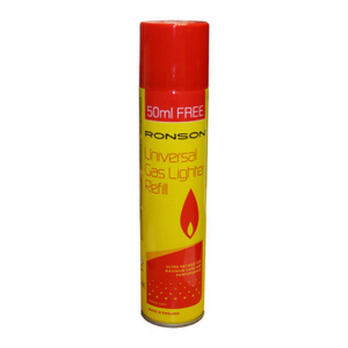 GAS REFILL RONSON BUTANE 250ML + 50ML FREE ~