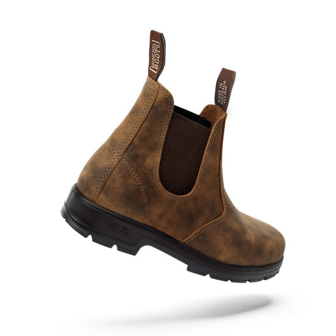 MONGREL CLOUDY BROWN DEALER BOOT,CHISEL TOE, NON-SAFETY
