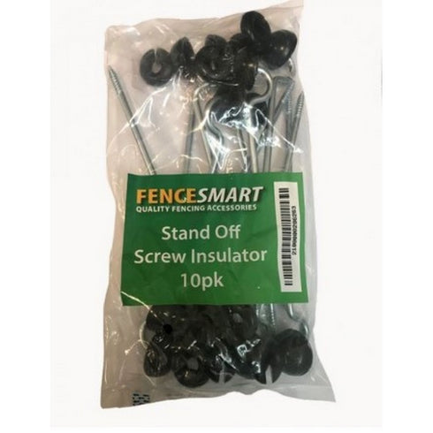 TWINE INSULATOR STAND OFF SCREW TYPE Pkt 10 ~