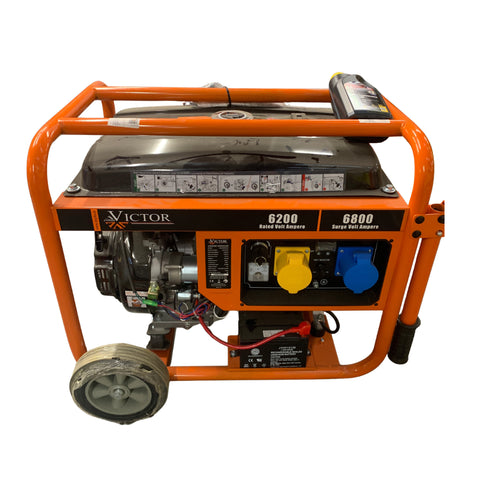 Victor 8KA 6.5kvw Output Openset Petrol Engine Generator