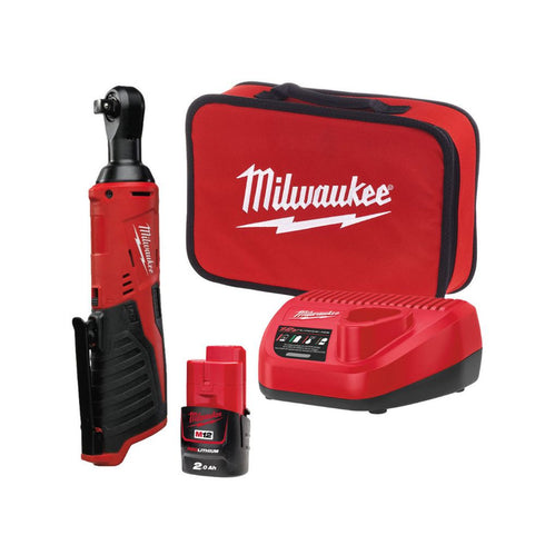 MILWAUKEE MILM12FR38201BH M12 FUEL 3/8" RATCHET 1X 2.0 AH