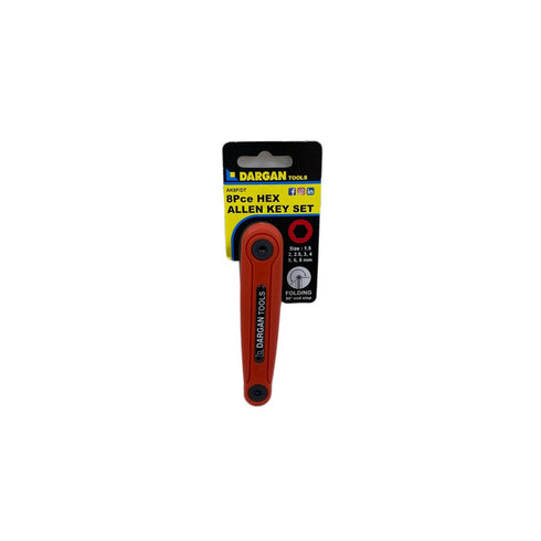 ALLEN KEY SET 8PCE PENKNIFE HEX 2.5-10MM
