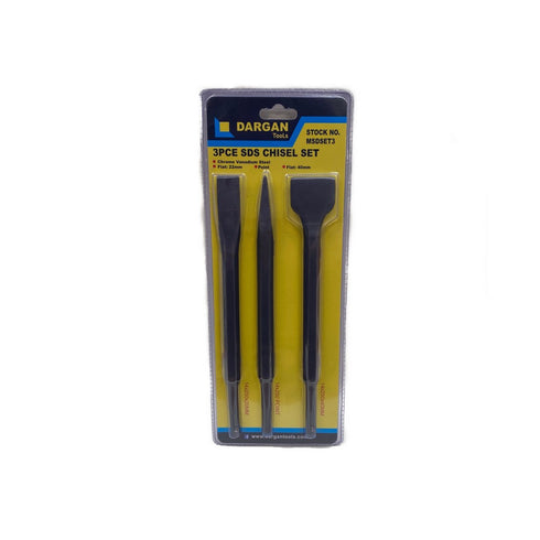 3PC SDS CHISEL SET