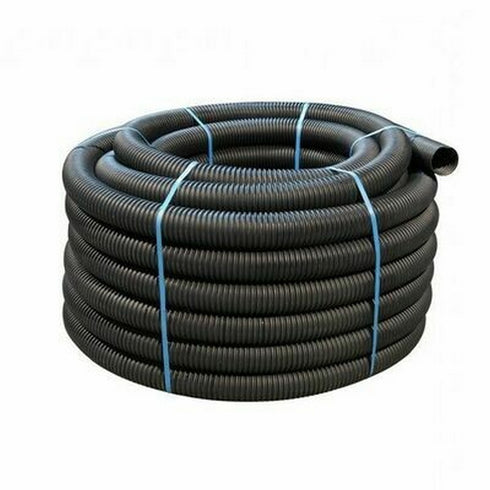 (60Mm=2") Land Drain *150Mt Coil*Black