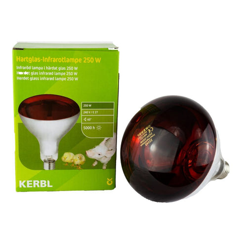 INFRARED BULB 250 WATT RED KERBL ~