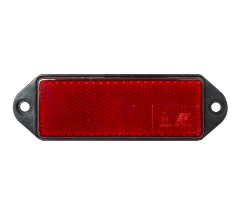 REFLECTOR OBLONG Red 105x48mm (s)