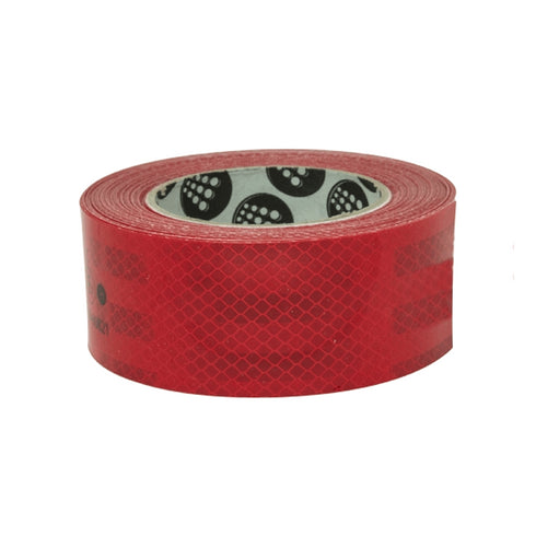 TAPE 50mm x 50m 3M RED RIGID ECE104 (s)