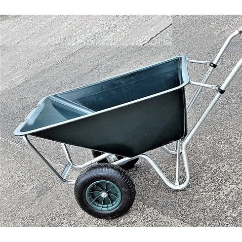 W/Barrow Granger Twin Glv Framegreenpvc Body 160Lt