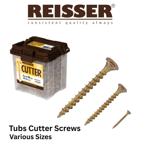 REISSER CUTTER TUB c/w 2 x 25 pzd bi torsion