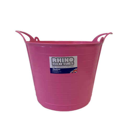 40L RHINO FLEXITUB - PINK