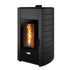SOLIS K1700 PELET STOVE BOILER GREY STRAIGHT SIDES