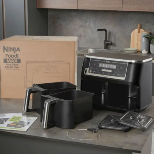Ninja Foodi MAX Dual Zone Air Fryer with Smart Cook System AF451UK
