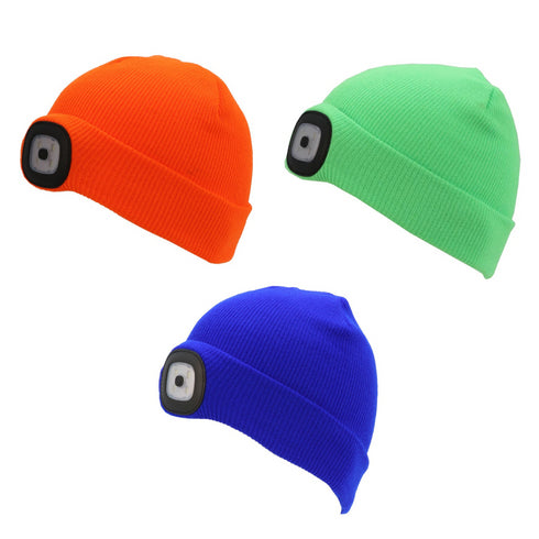 Thinsulate Kids Beanie Hat with LED Light