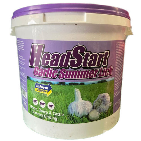 18kg Headstart Garlic Summer Lick (inform )