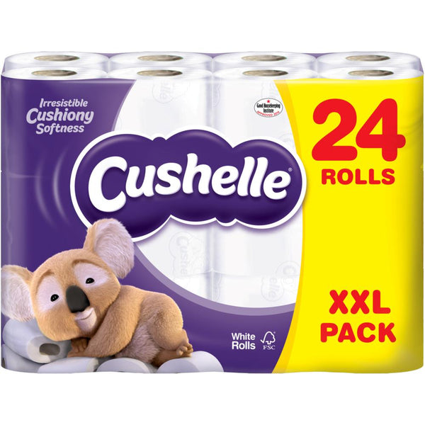 24PK TOILET ROLL CUSHELLE (XXL PACK) ~