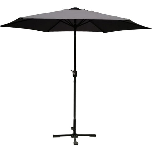 2.7M CRANK & TILT ALUM PARASOL CHARCOAL