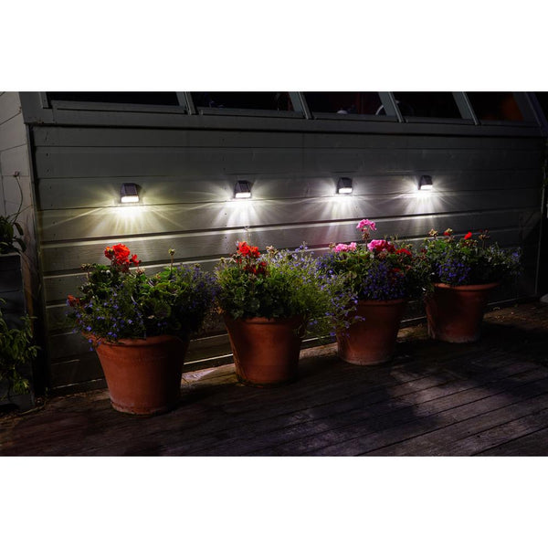 SMART SOLAR FENCE, WALL LIGHT 3 LUMEN- 4 PK