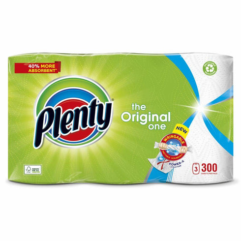 Plenty Kitchen Towel, 3 rolls