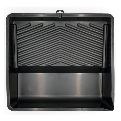 15" BLACK PLASTIC TRAY