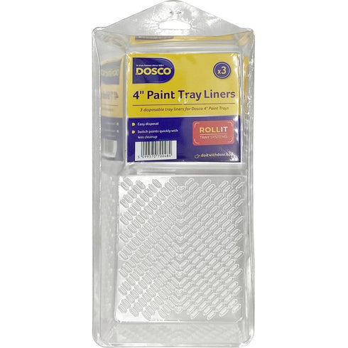 PAINTRITE 4 " TRAY DISPOSABLE LINERS