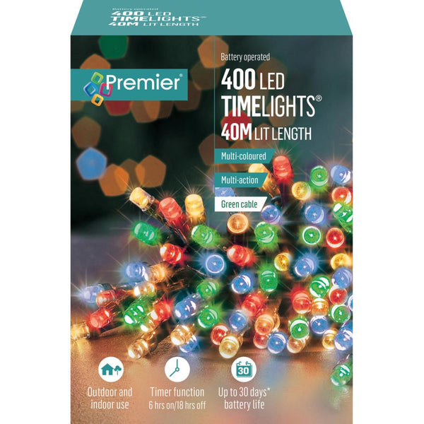 400 LED TIME LIGHTS MULTI COLOURED