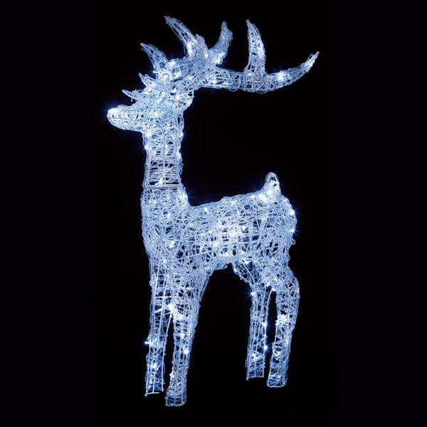 LED SOFT ACRYLIC REINDEER -1.15M