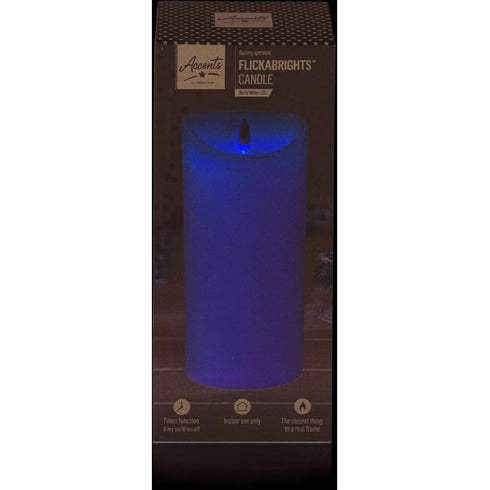 MELTED FLICKABRIGHT CANDLE CREAM - 23 X 9CM