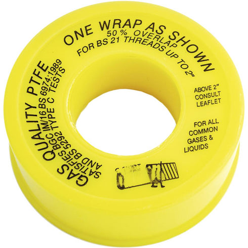GAS PTFE TAPE (YELLOW)