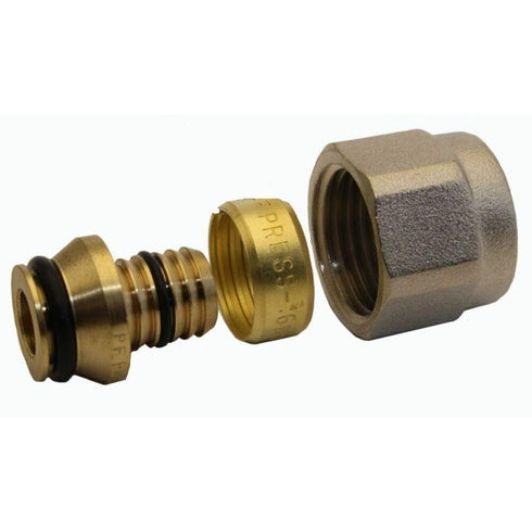 14.7/15MM X 16MM PFP NUT &INS ADAPT-COPPER COMP