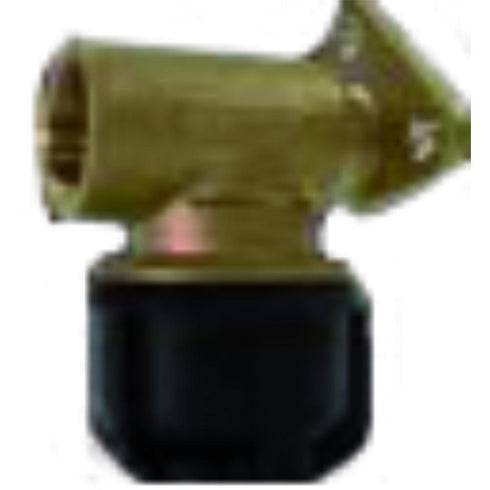 H.G M-I 3/4" WALL PLATE ELBOW - BRASS ~