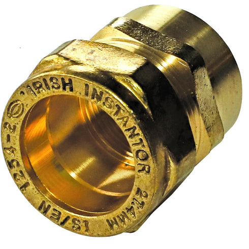 NO P312 1/2" X 3/4" STRAIGHT COUPLER FI X C