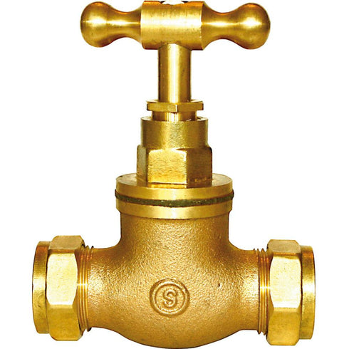 NO 332 3/4" STOPCOCK C X C **HEAVY DUTY**