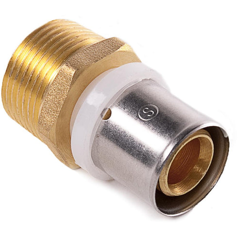 INSTANTOR PRESS STRAIGHT COUPLER 1/2"M X 16MM