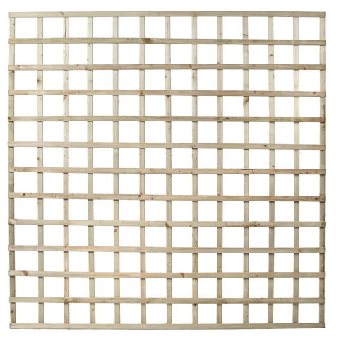 1.8 x 1.2m Traditional Heavy Square Trellis - 100mm Gap