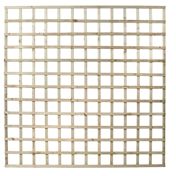 1.8 x 1.2m Traditional Heavy Square Trellis - 100mm Gap