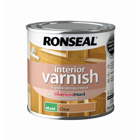 QD RON INT VARNISH MAT CLR 250ML