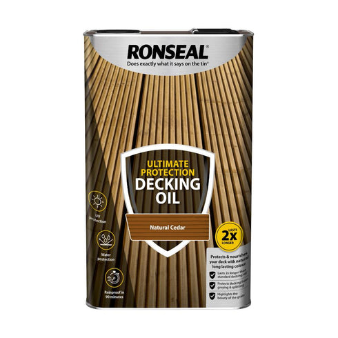 ULTIMATE PROTECTION DECKING OIL NCEDAR 5LT