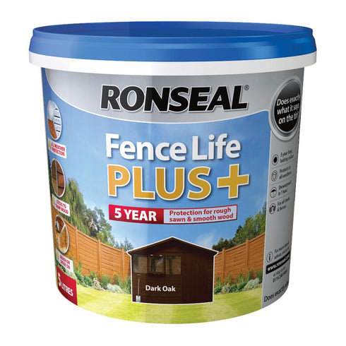 FENCELIFE PLUS DARK OAK 5LT