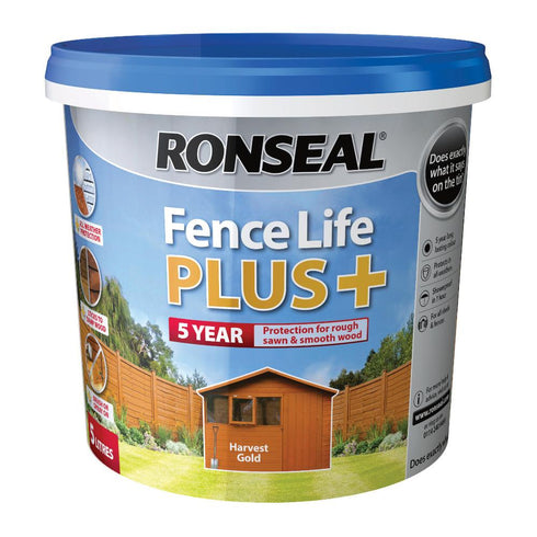 FENCELIFE PLUS HARVEST GOLD 5LT