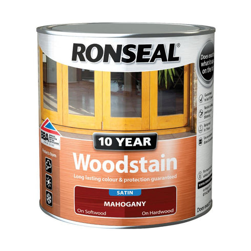 10 YEAR WOODSTAIN 750ML MAHOGANY