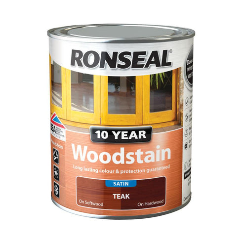 10 YEAR WOODSTAIN 750ML TEAK