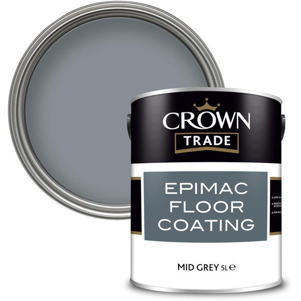 MID GREY EPIMAC FLOOR PAINT 5LT (S)
