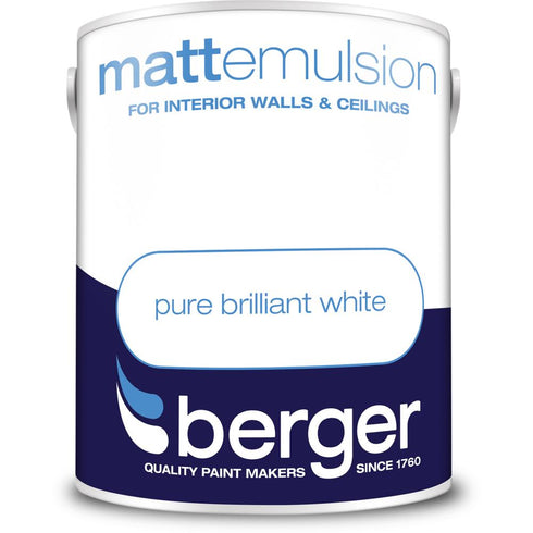 BRIL.WHITE BERGER MATT 5LT