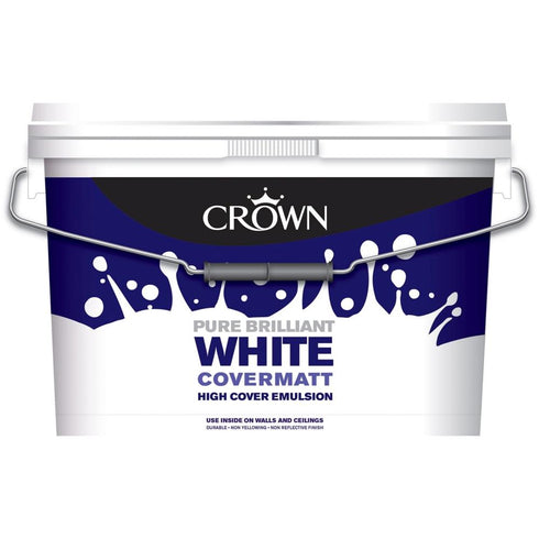 BRIL.WHITE CROWN COVERMATT 10LT (s) ~