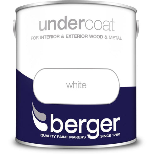 WHITE BERGER UNDERCOAT 2.5LT
