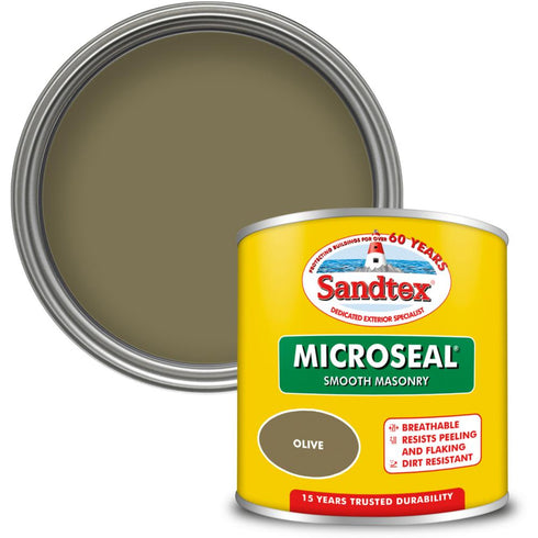 SANDTEX M/SEAL SMTH MASONRY OLIVE 150ML (S)